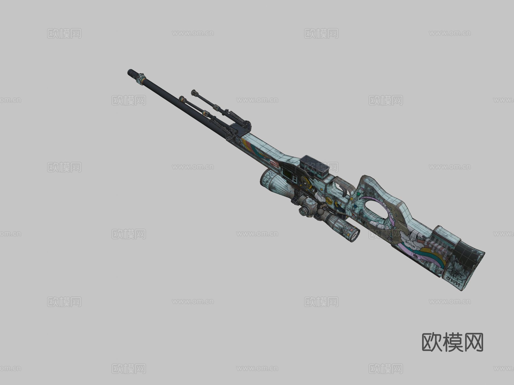 AWP-恐惧症3d模型