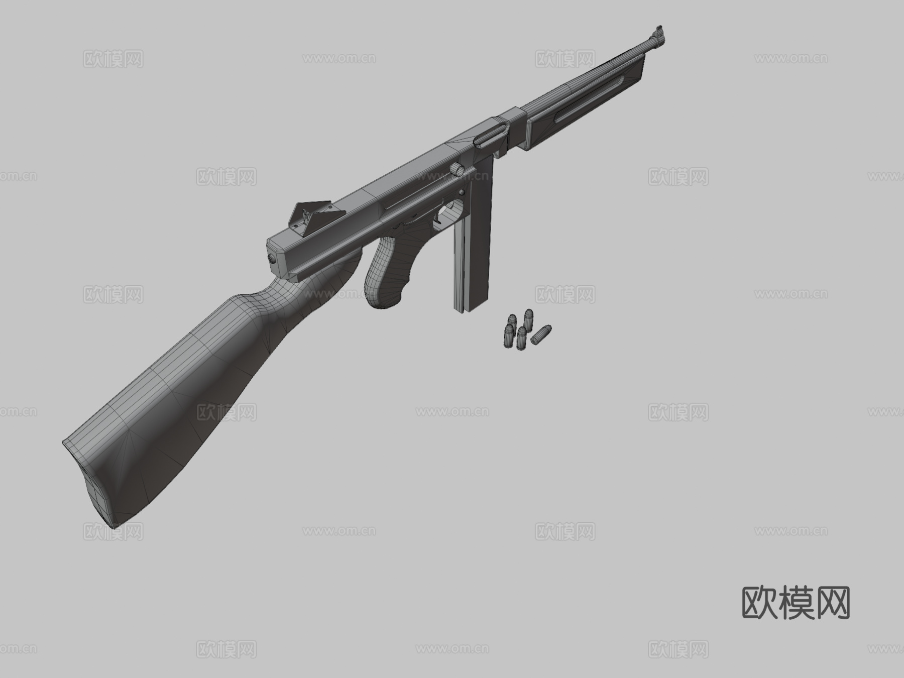 汤普森M1A13d模型