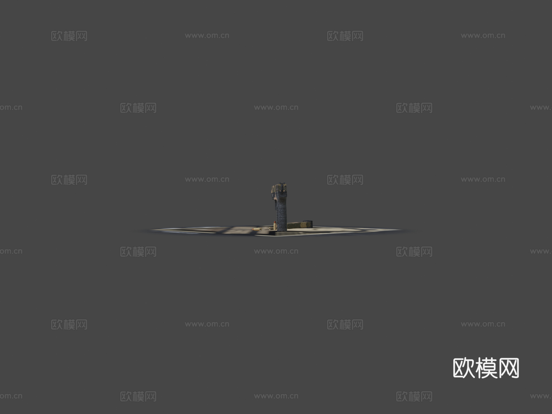 P250-黑沙3d模型