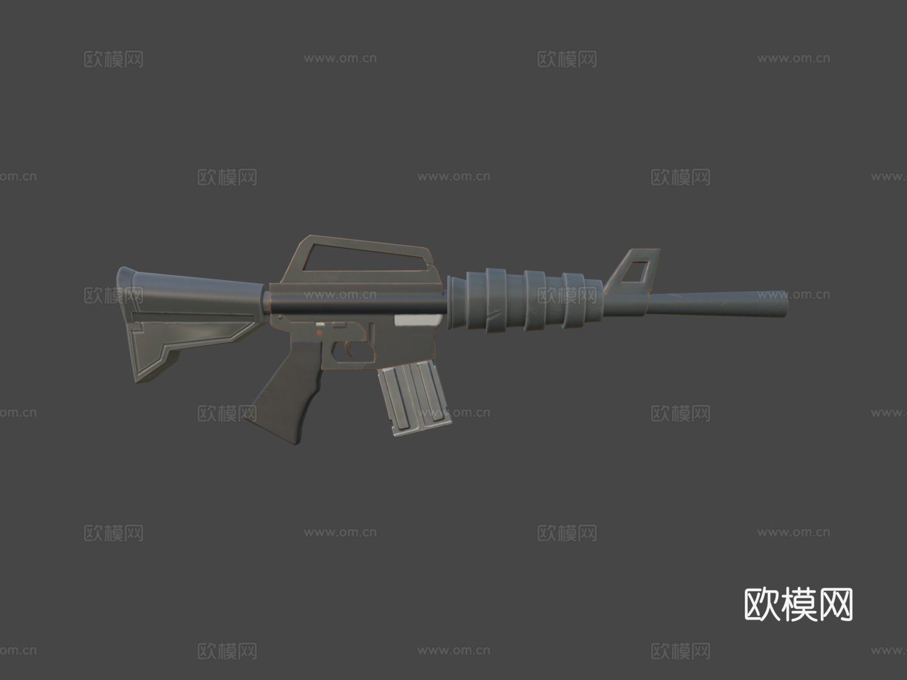 风格化M4A13d模型