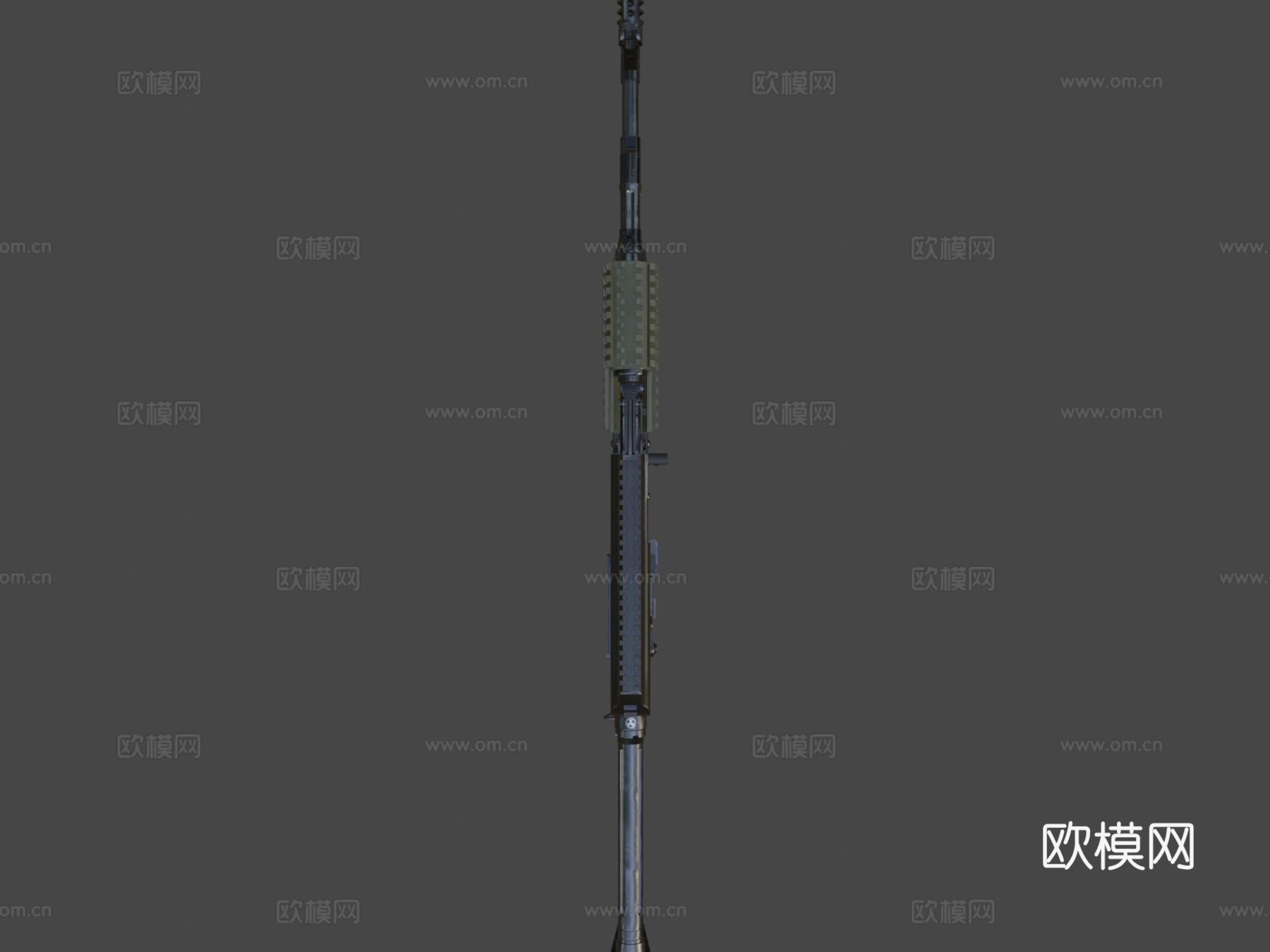 AK74改装版3d模型