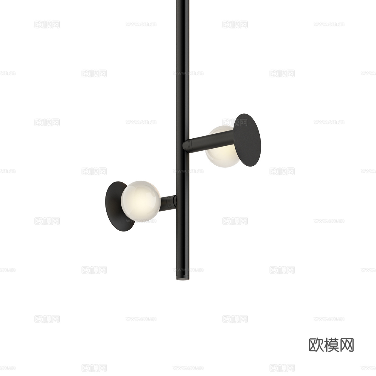 Rakumba 现代吊灯 极简吊灯 多头吊灯 简约吊灯3d模型