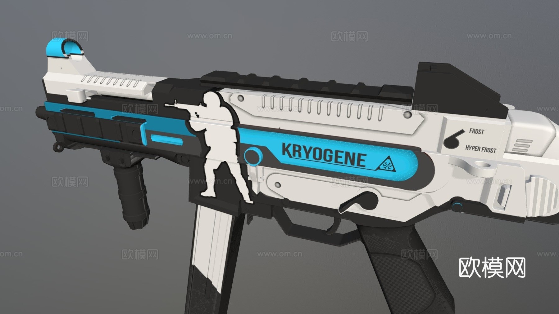 UMP-45极寒基因3d模型