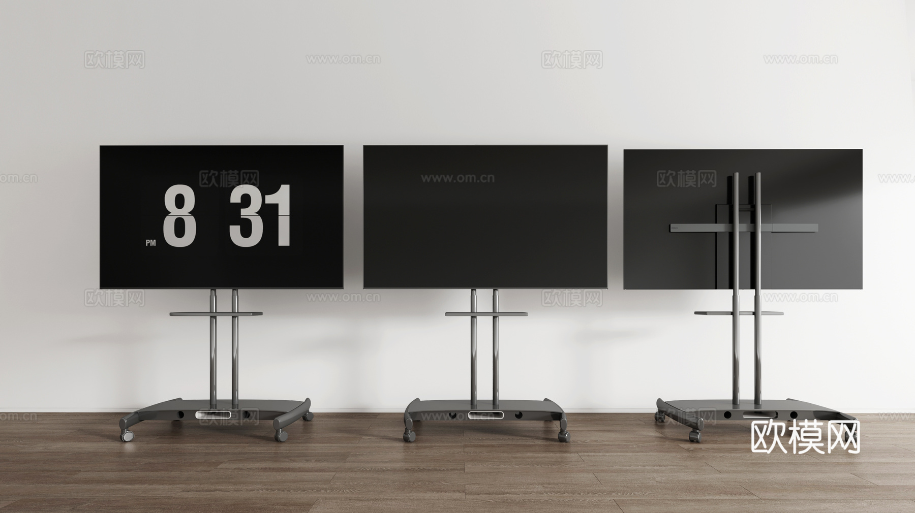 移动支架电视3d模型