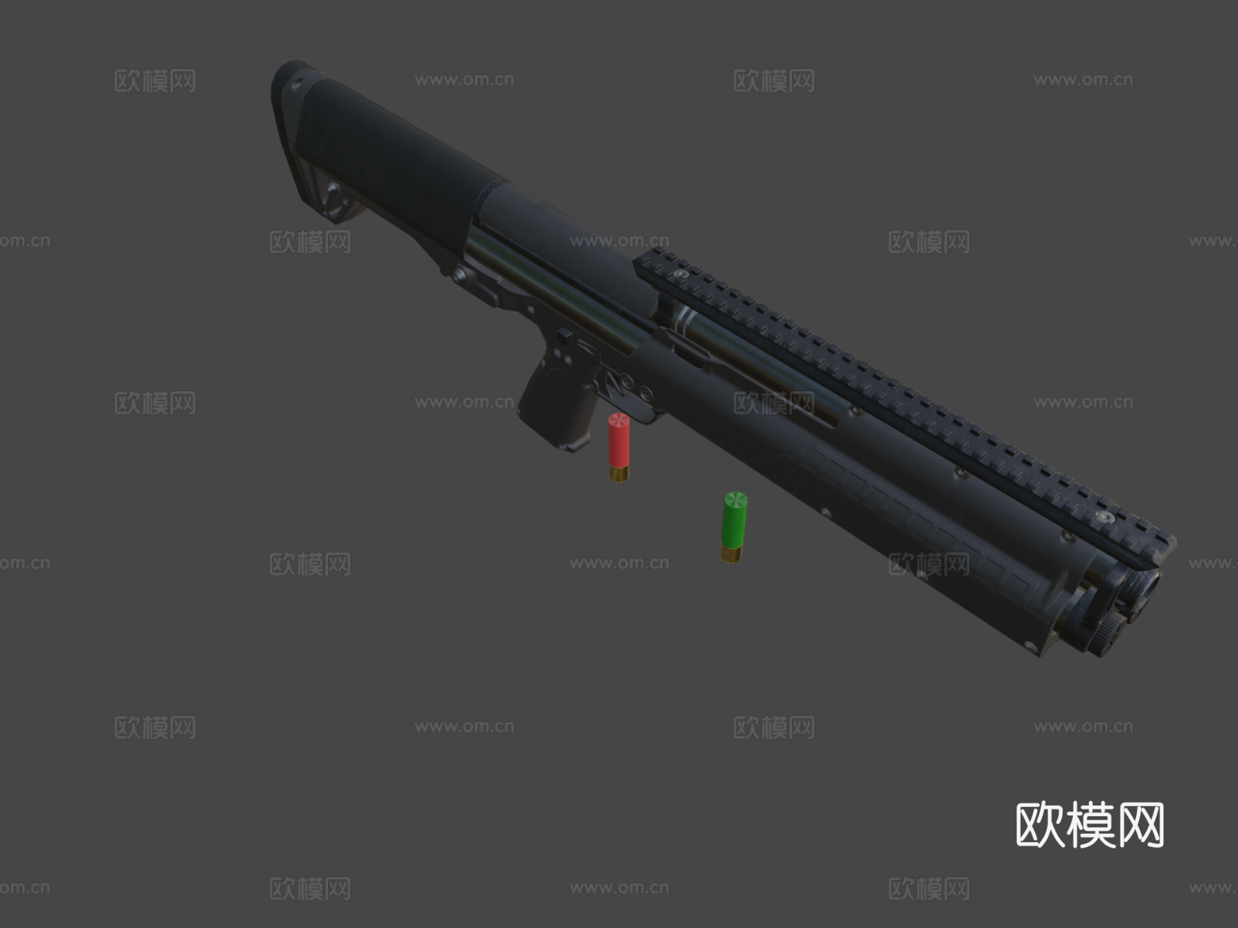 凯尔泰克KSG霰弹枪3d模型