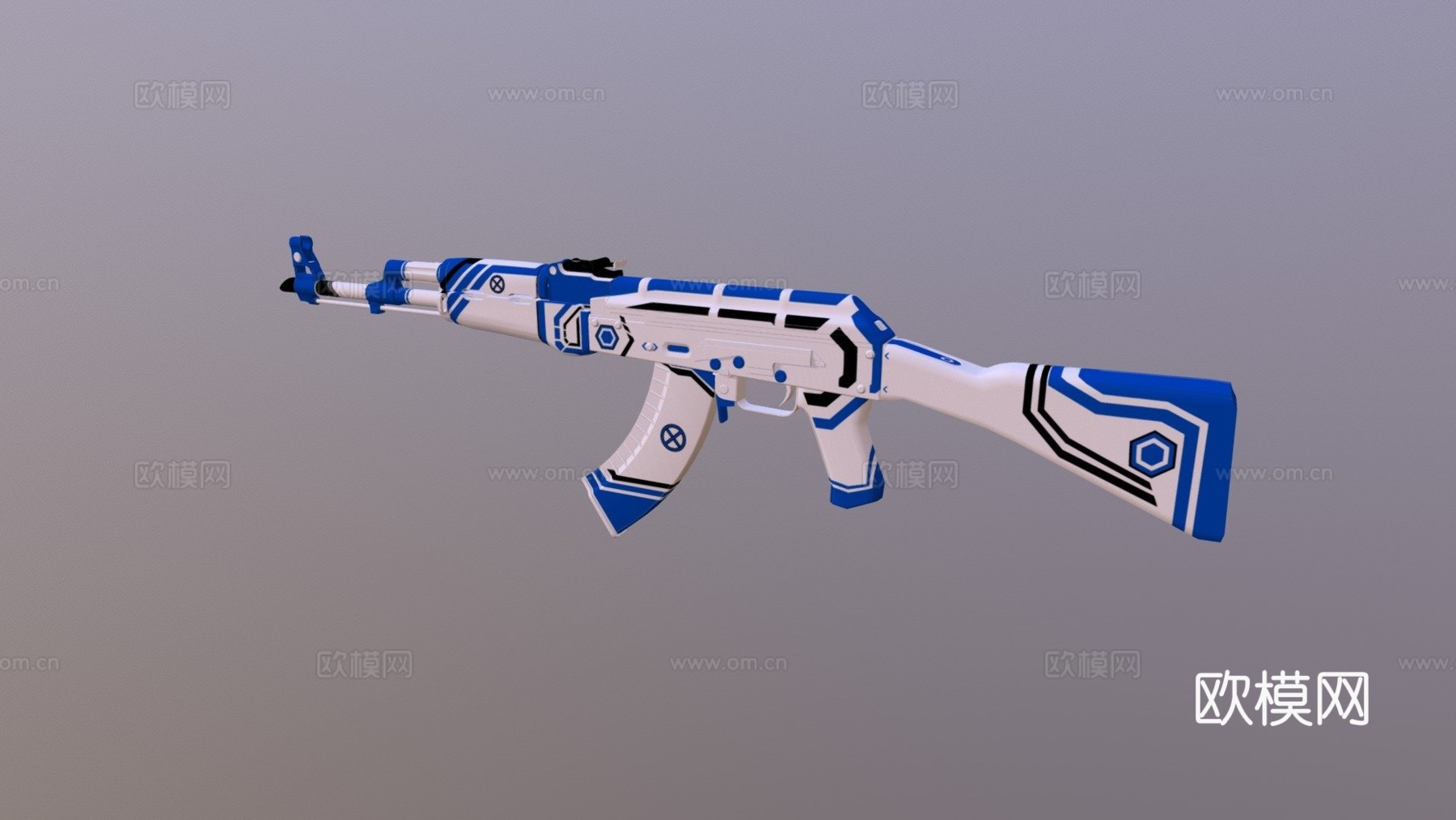 AK47-臭氧3d模型