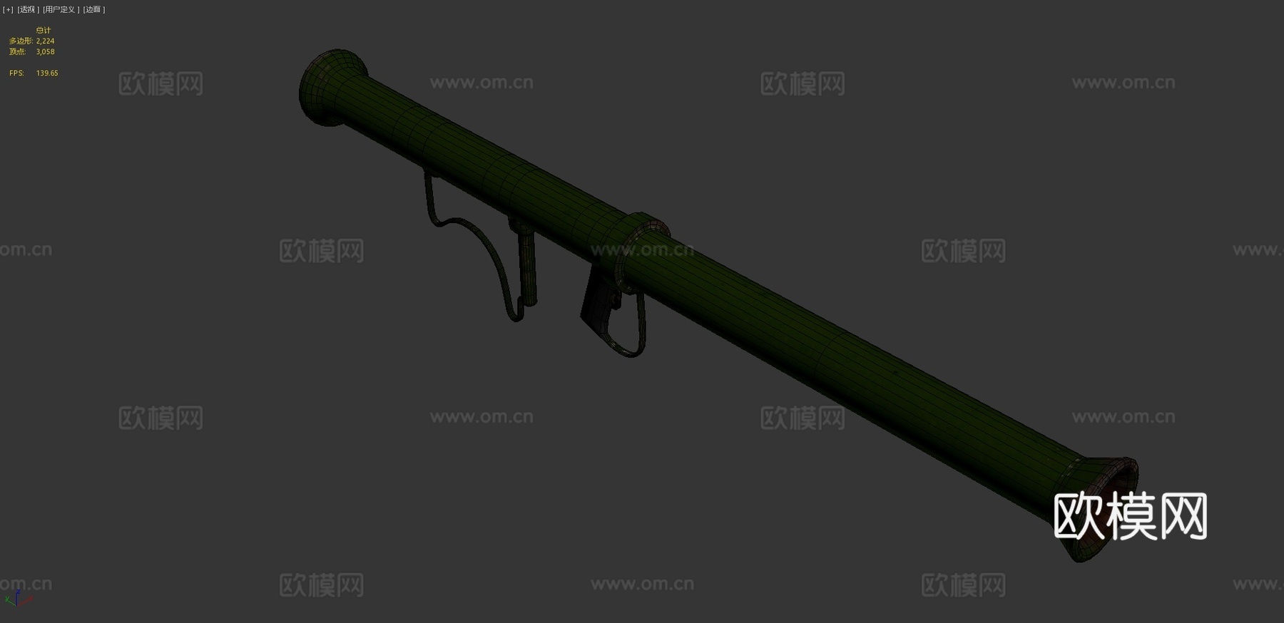 巴祖卡M203d模型