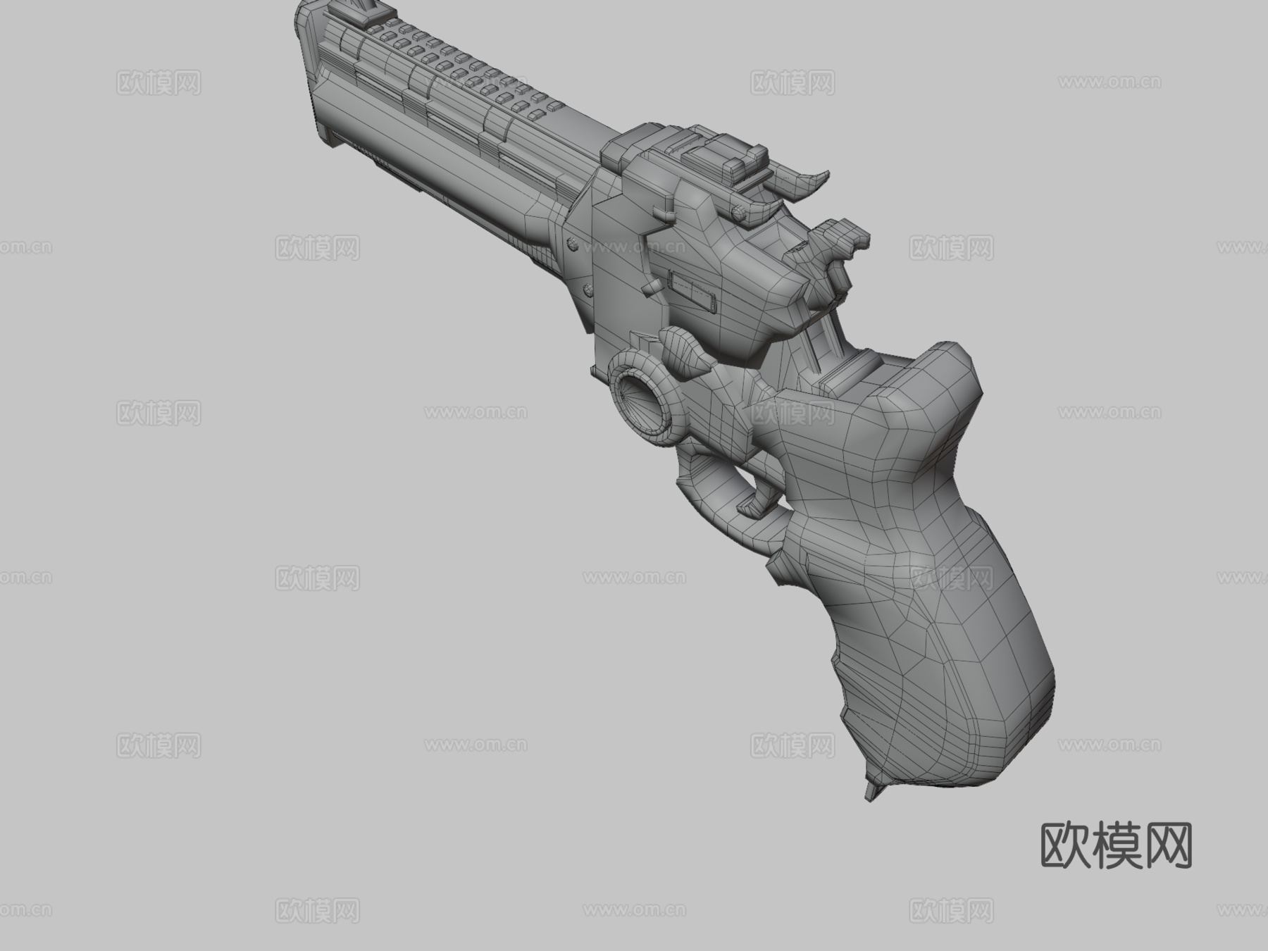 手枪3d模型-Pic-3