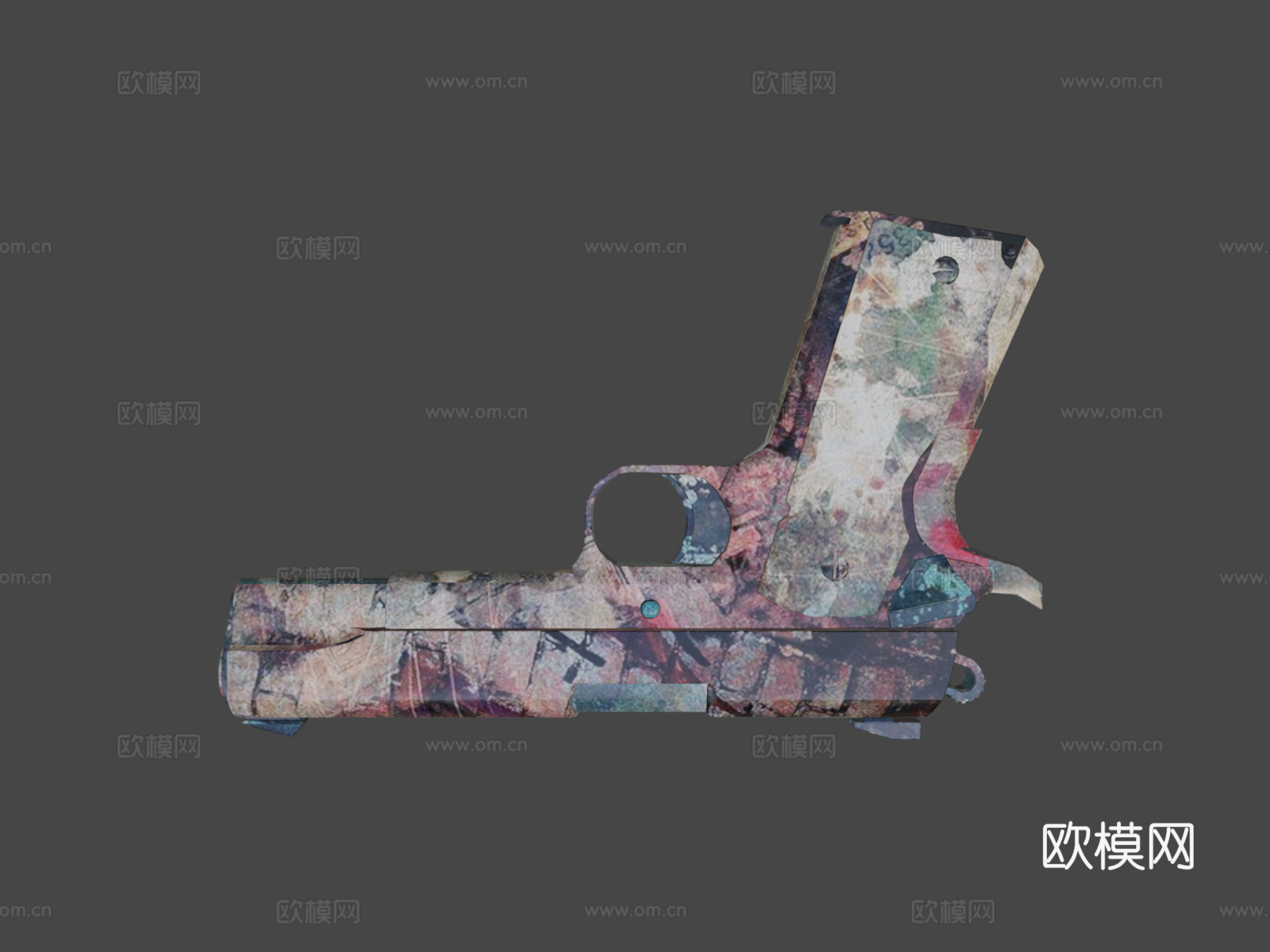 M1911-街头3d模型