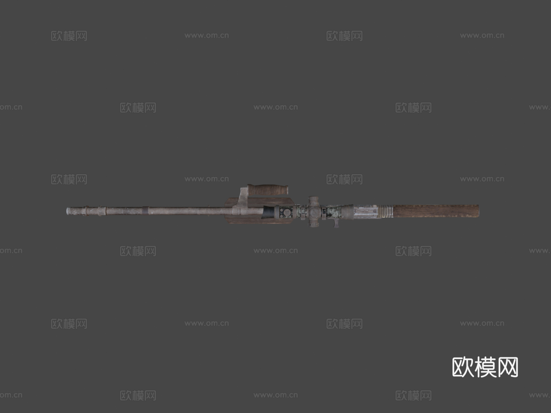 枪械M19183d模型