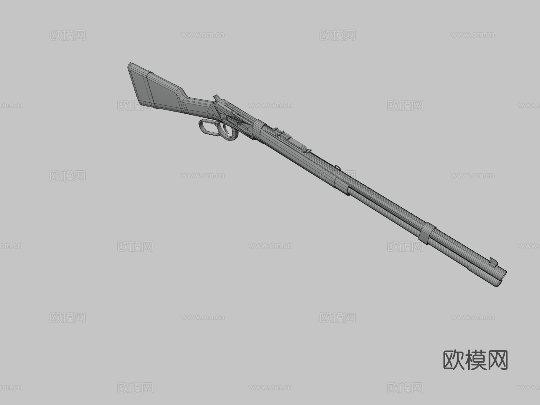 温彻斯特94型(温94)3d模型