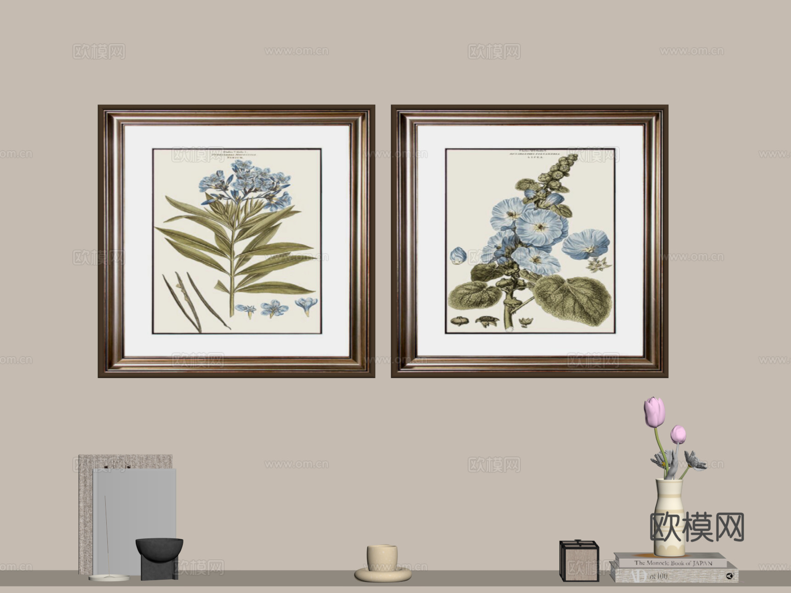 挂画 现代挂画 装饰画su模型