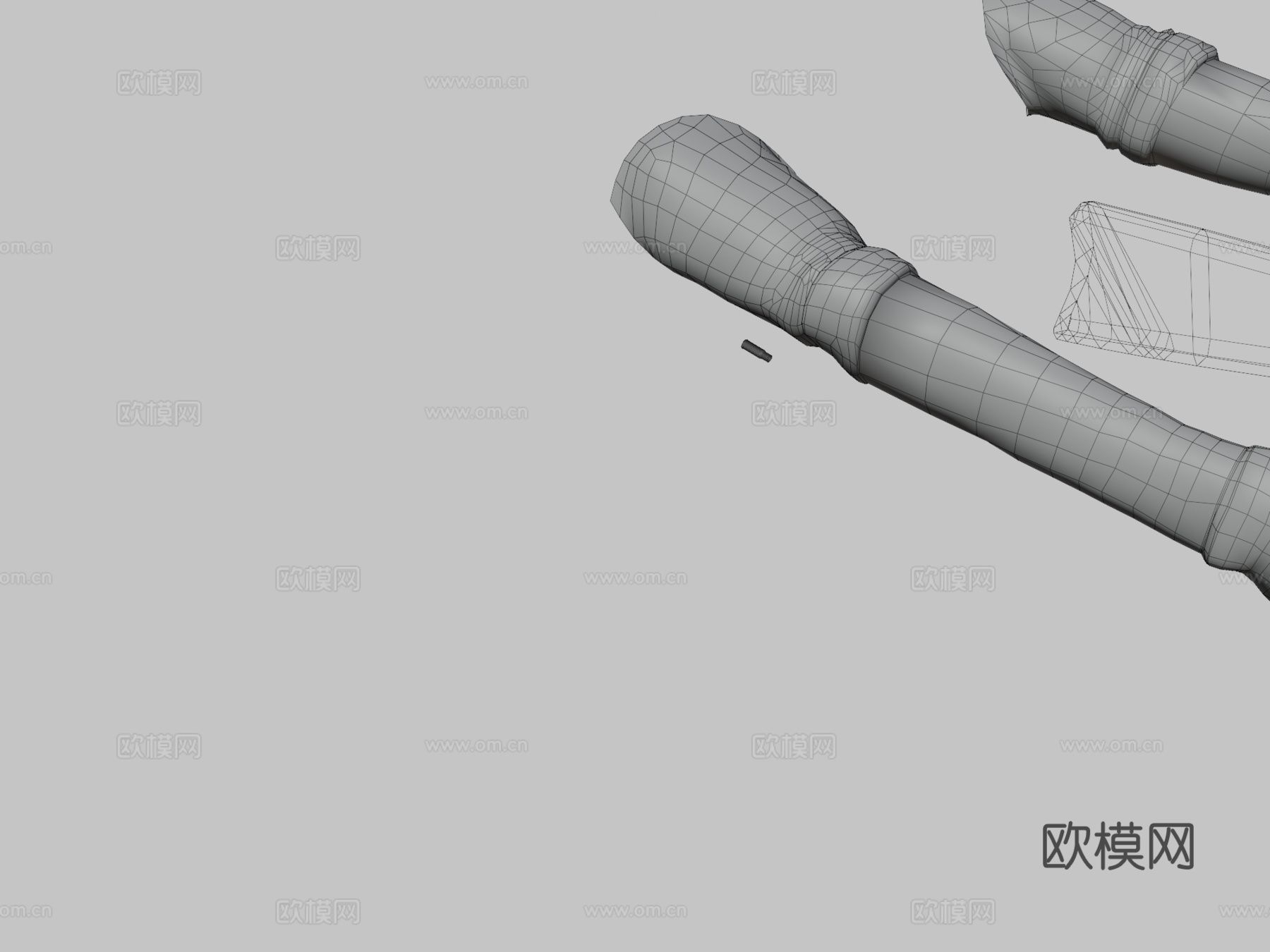 温彻斯特第一人称动画3d模型