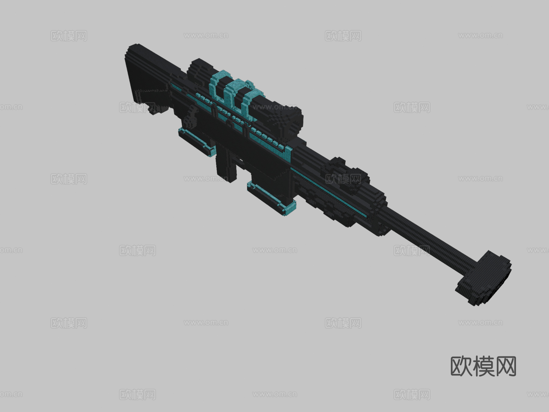 体素DSR-50-漆黑=强化升级=(立方64-128)3d模型