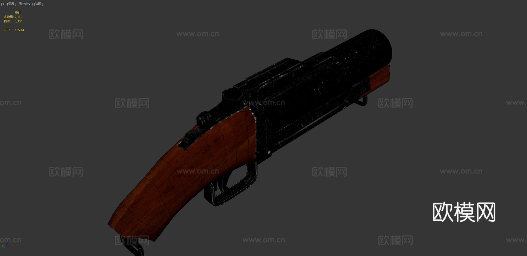 SK M79锯短型3d模型