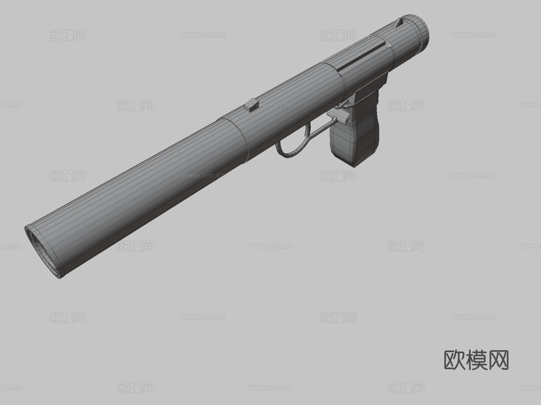 二战枪支3d模型