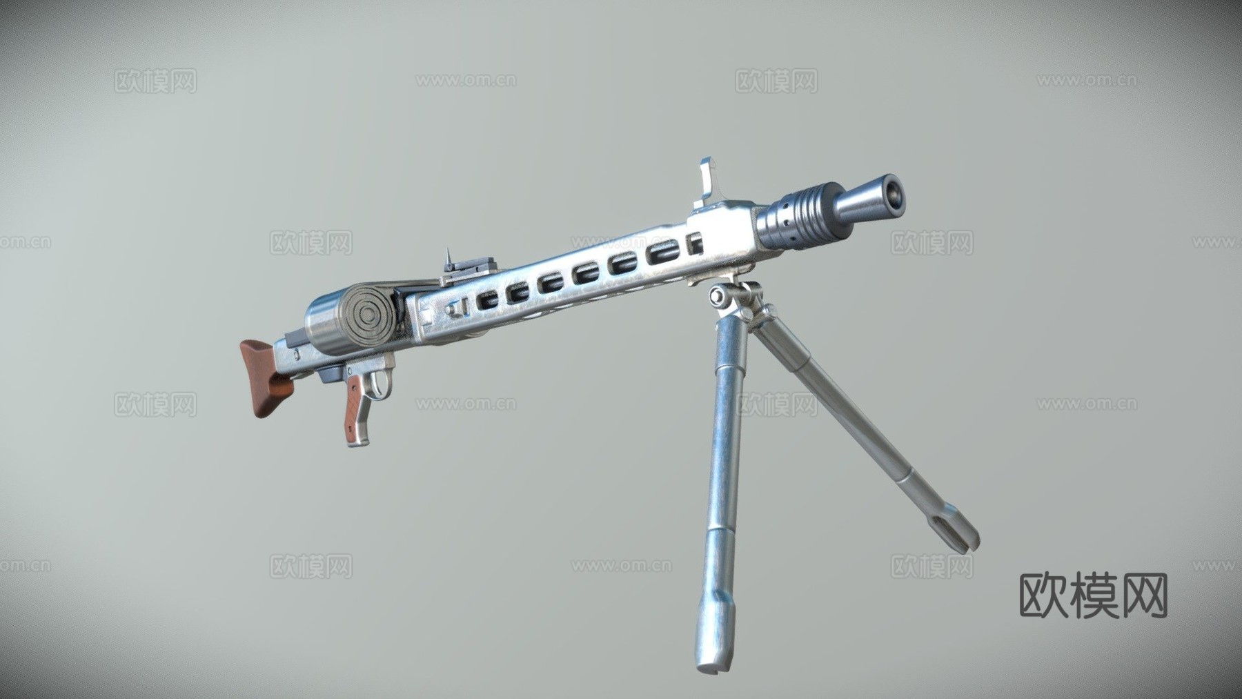 MG42机枪3d模型