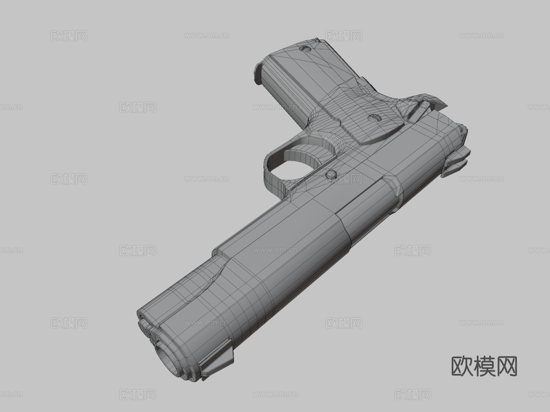 M1911喷涂3d模型