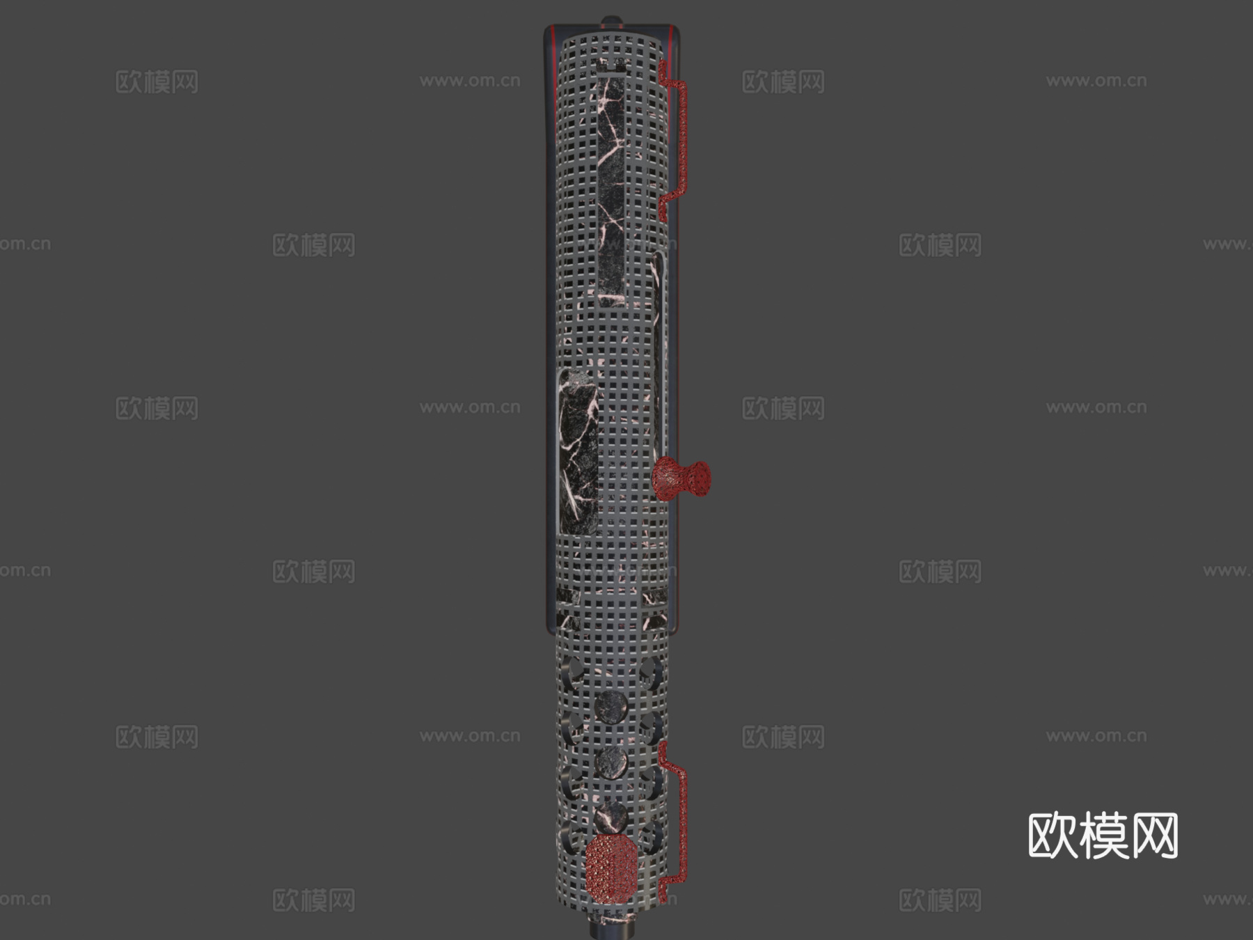 TEC9-火山烈焰3d模型
