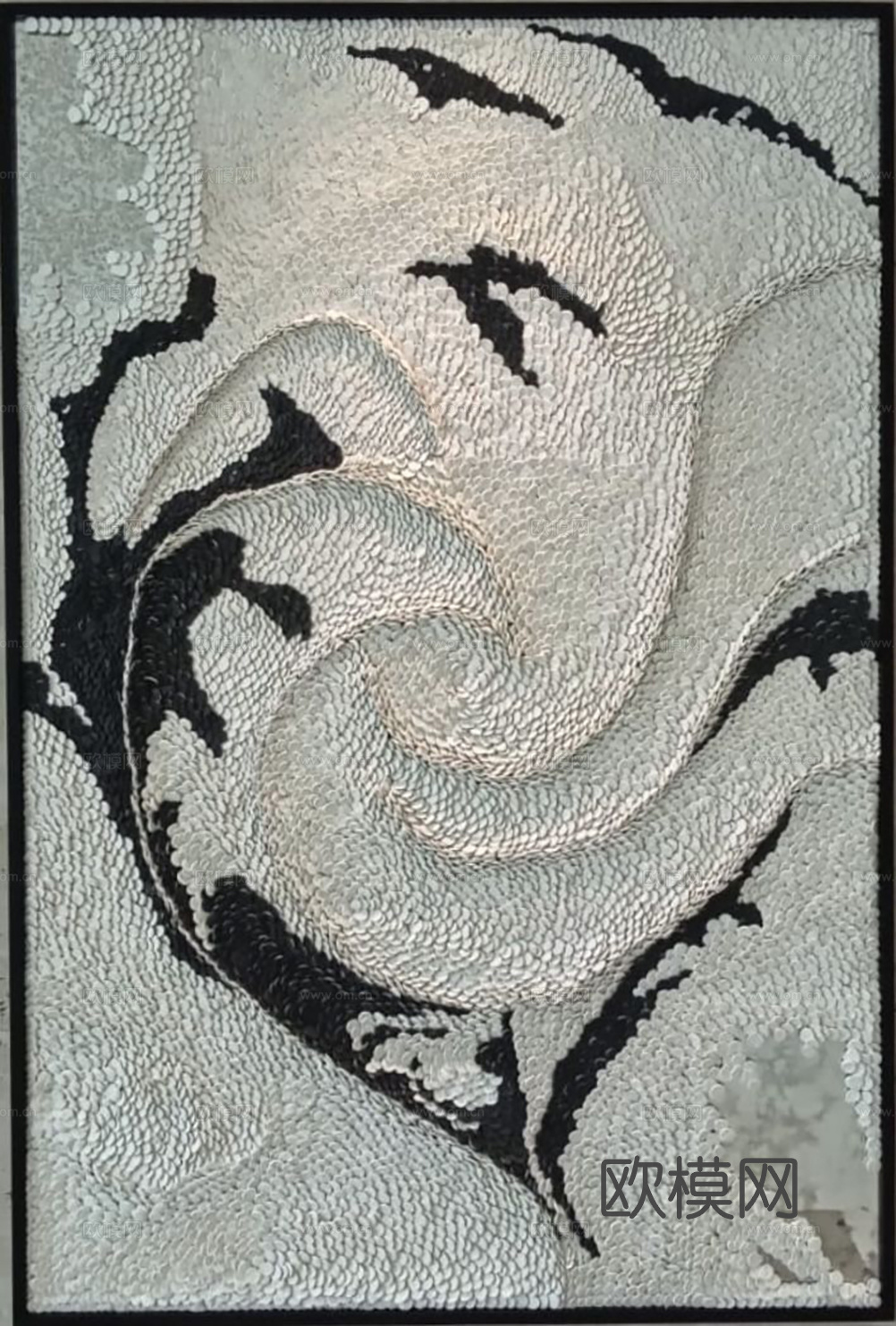 中古复古挂画  抽象画 艺术画