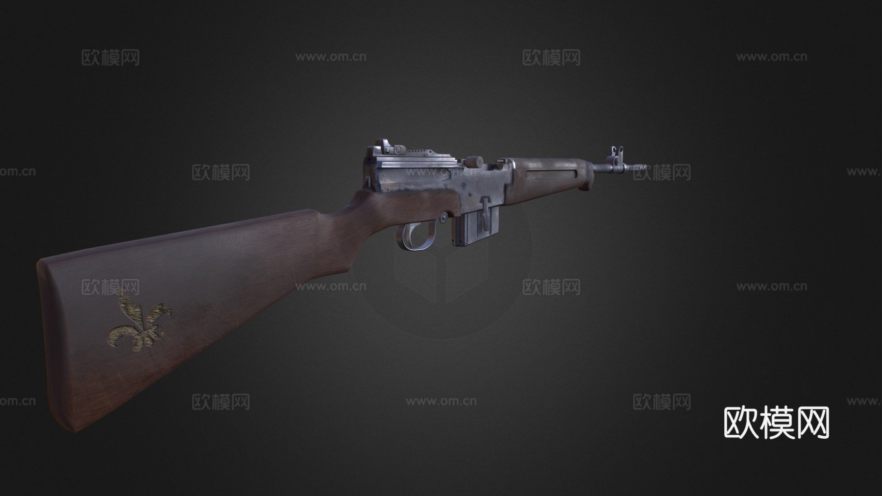 MAS1949-56法国半自动步枪3d模型