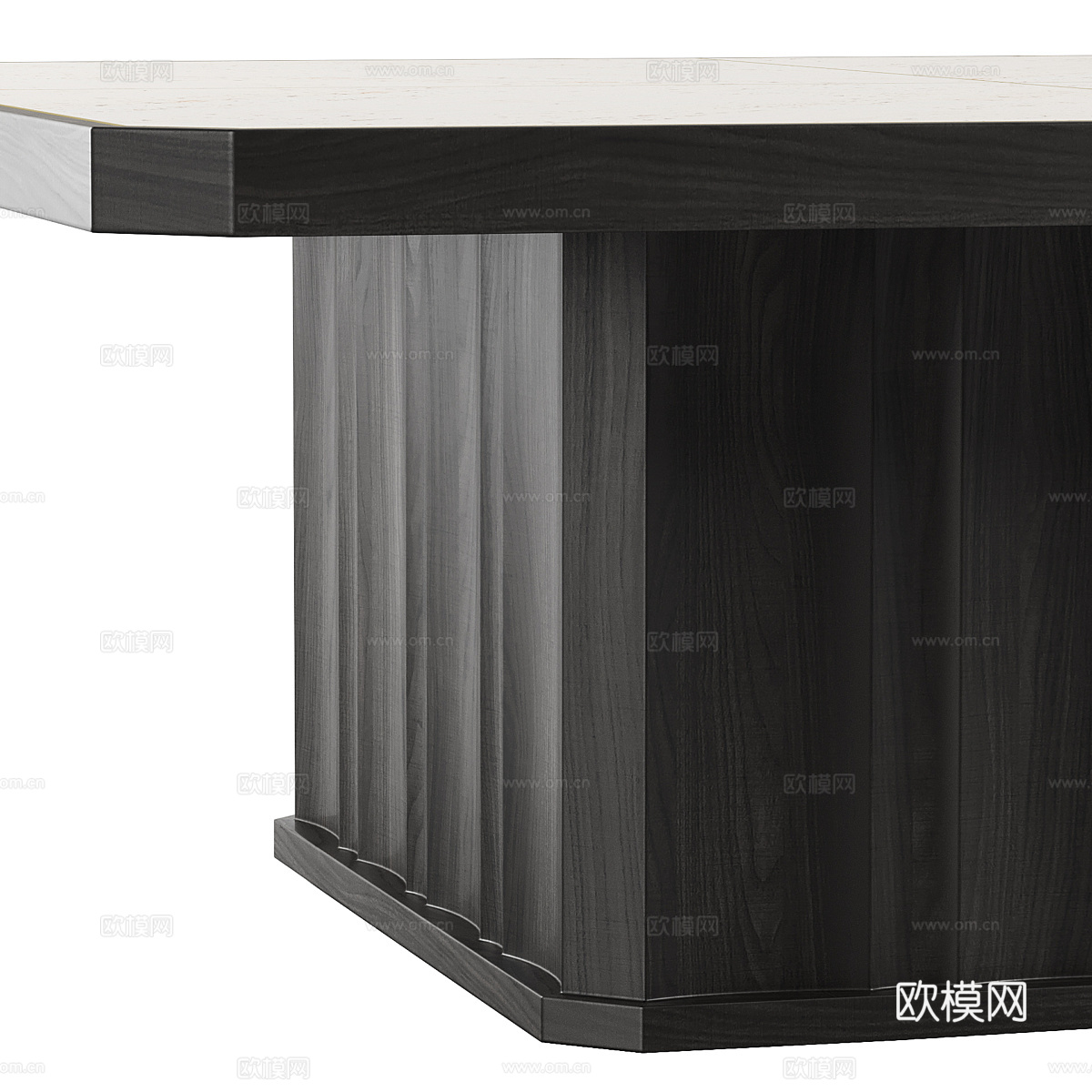 现代意式轻奢大理石茶几3d模型