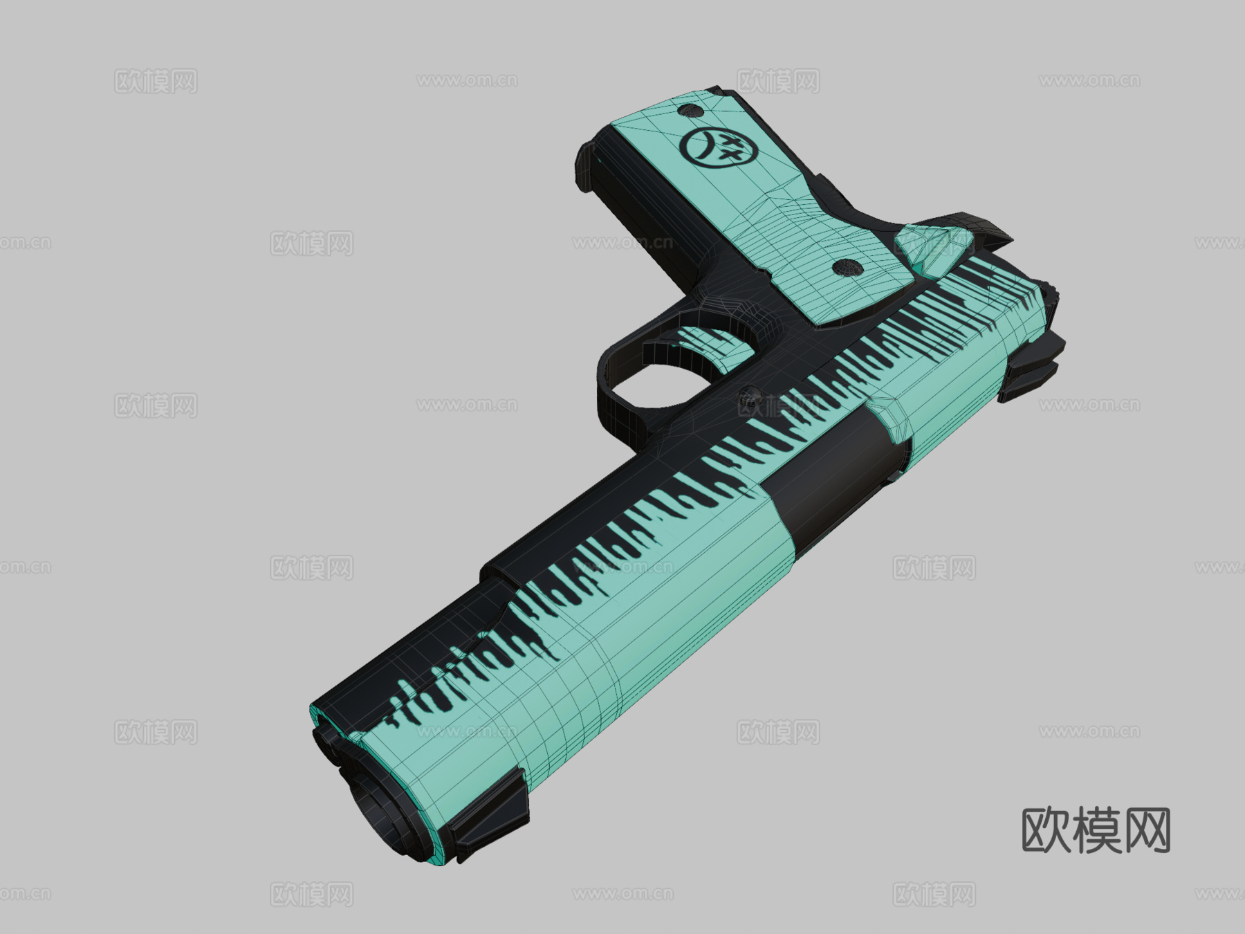 M1911喷涂3d模型