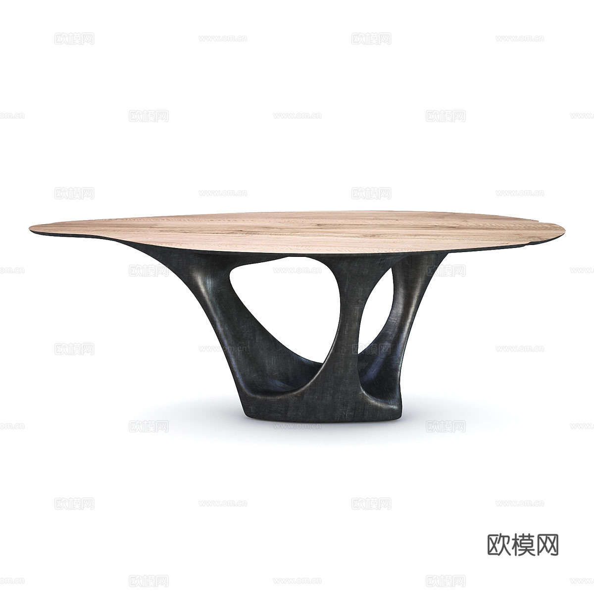 现代侘寂 Dommus 餐桌3d模型