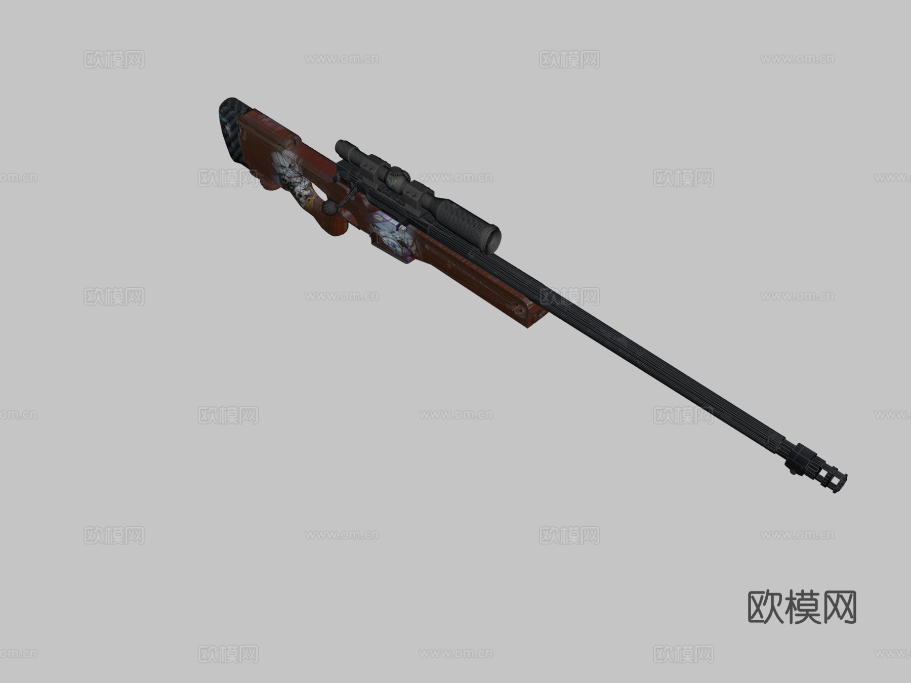 AWM-蝙蝠侠VS小丑3d模型