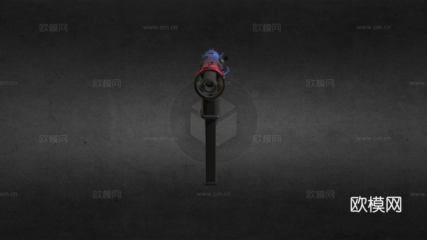 Tec9-蓝线3d模型