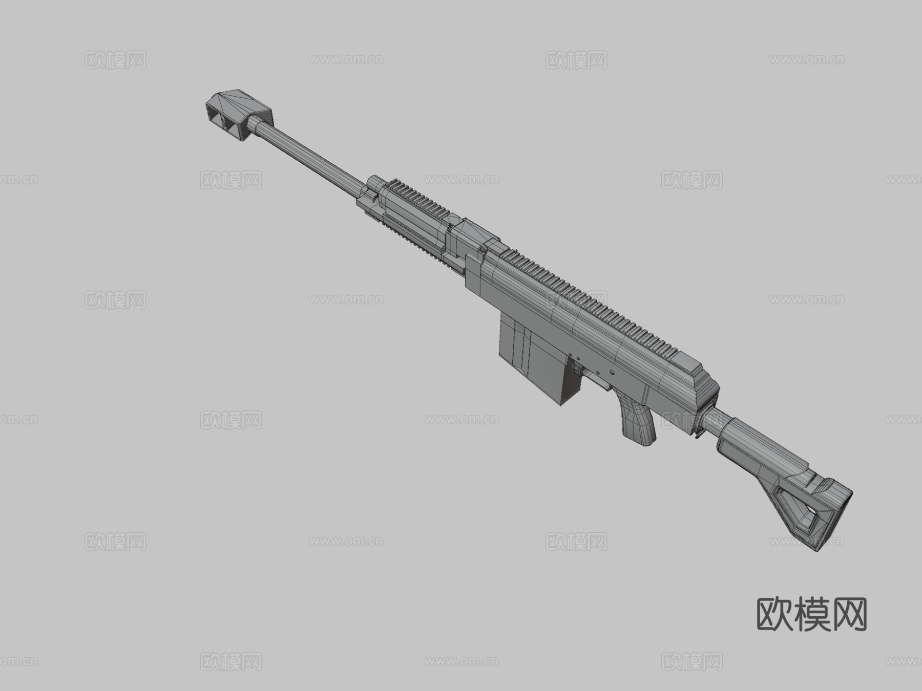 AK-50 BMG3d模型