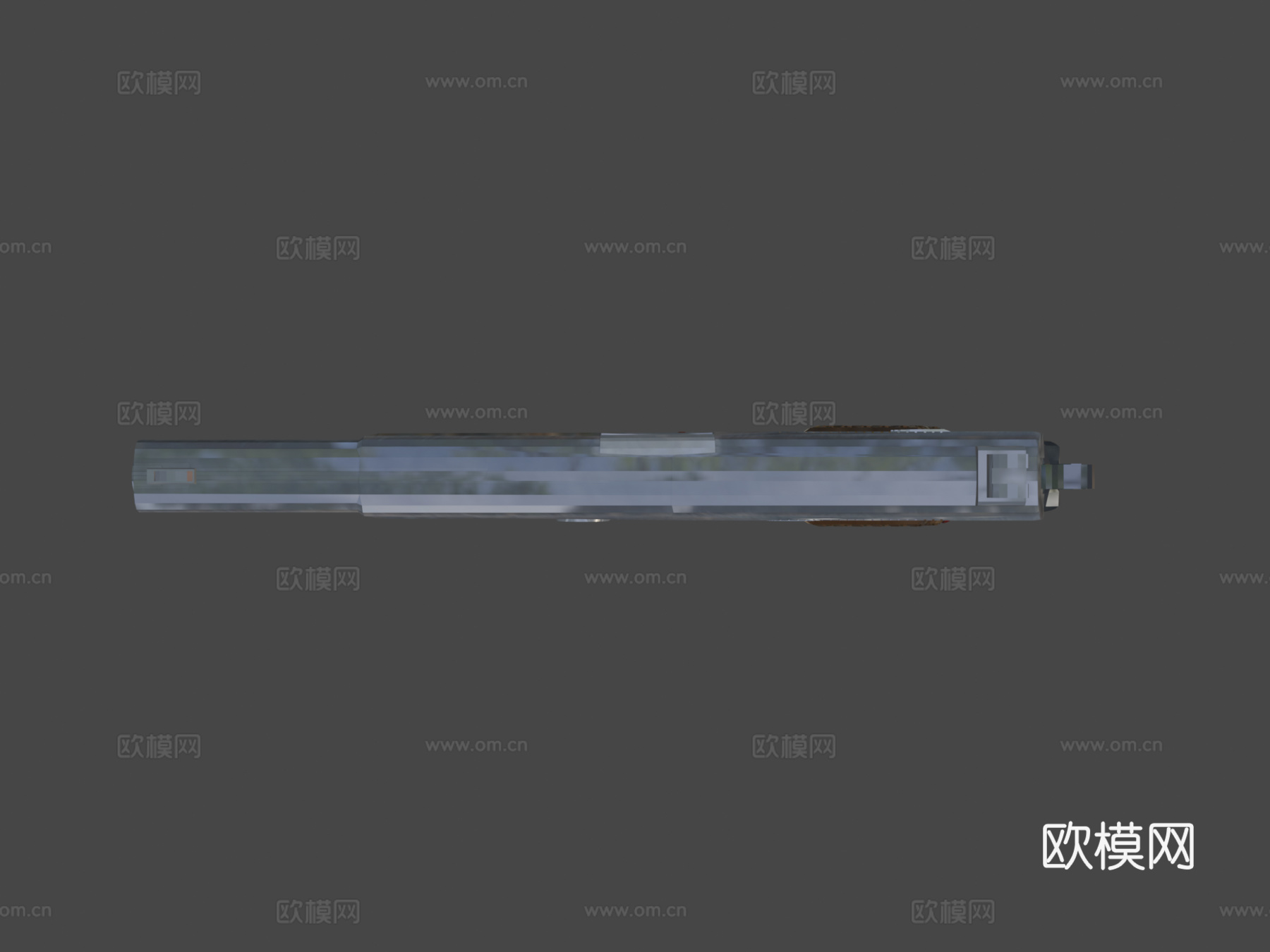 勃朗宁大威力手枪3d模型