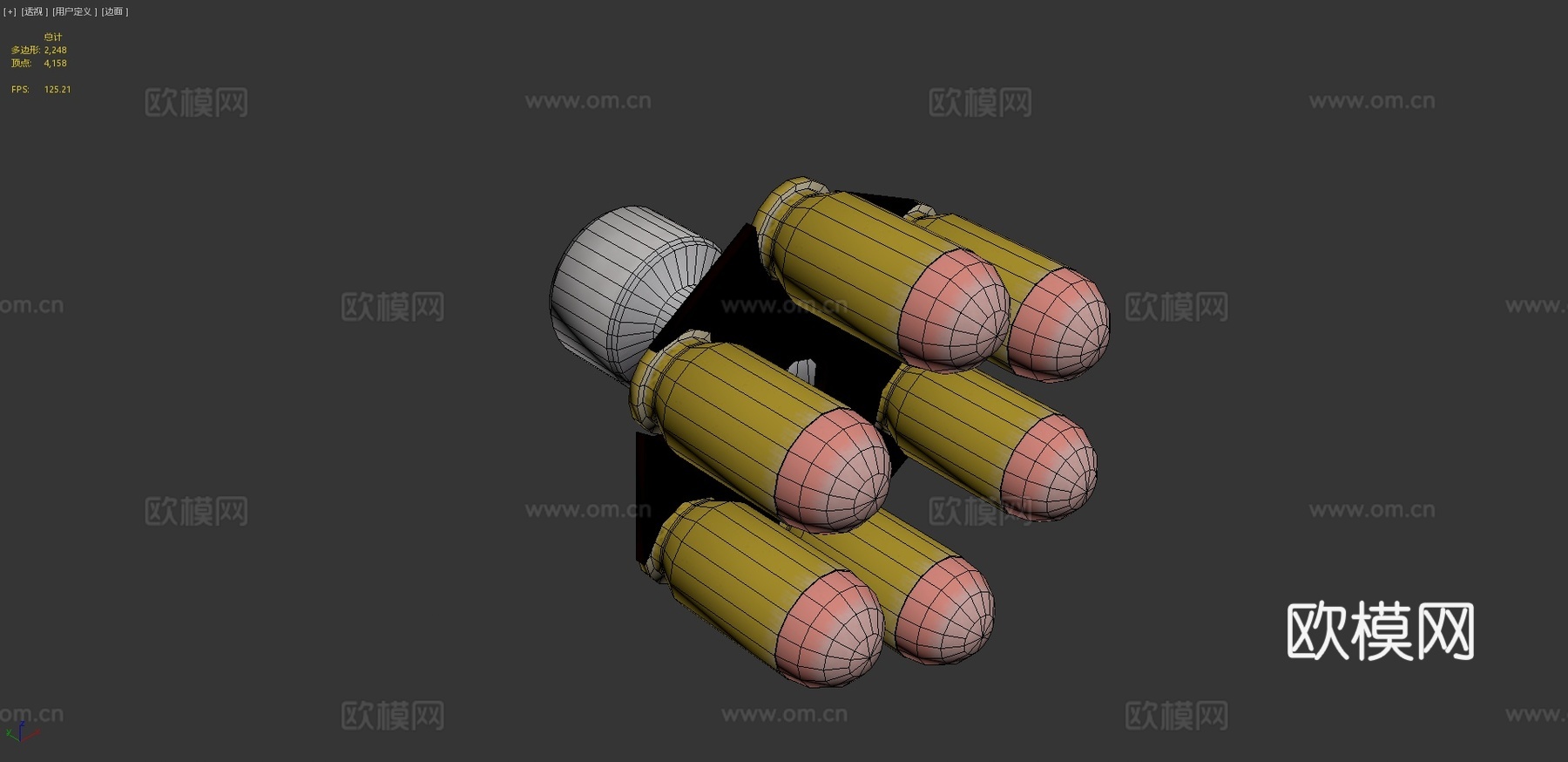快速装弹器3d模型