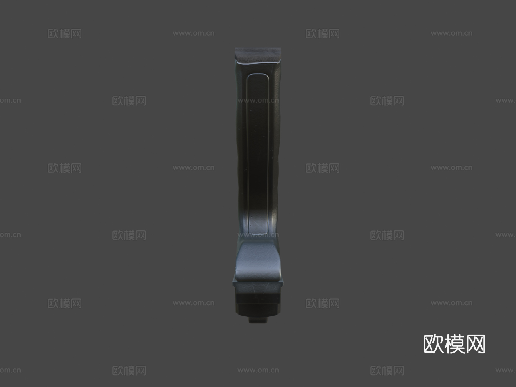 科幻手枪3d模型