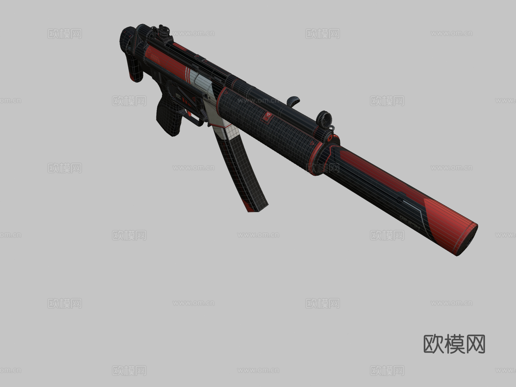 MP5SD-赛雷克斯版3d模型