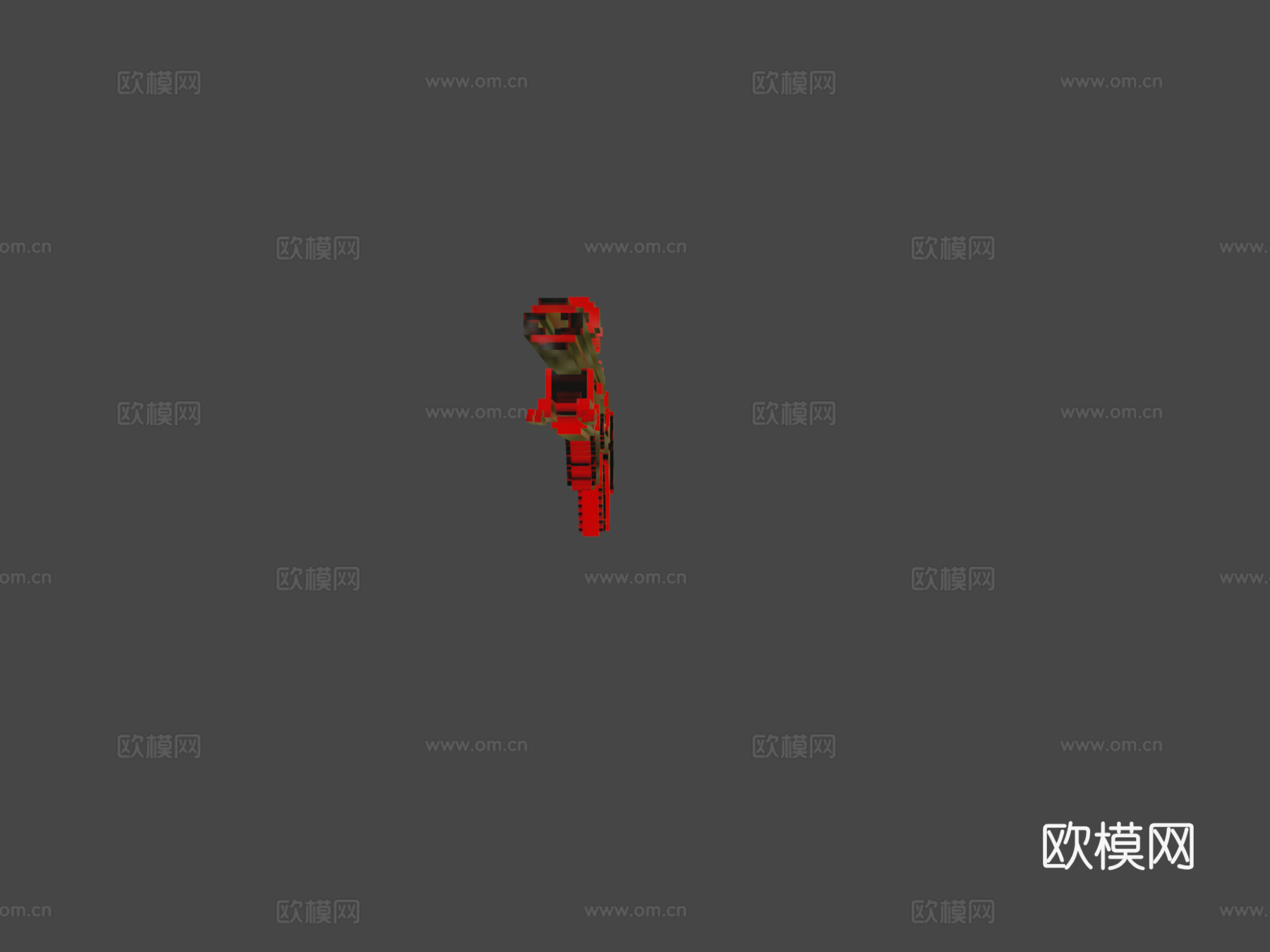 体素SSG-霓虹(立方64)3d模型