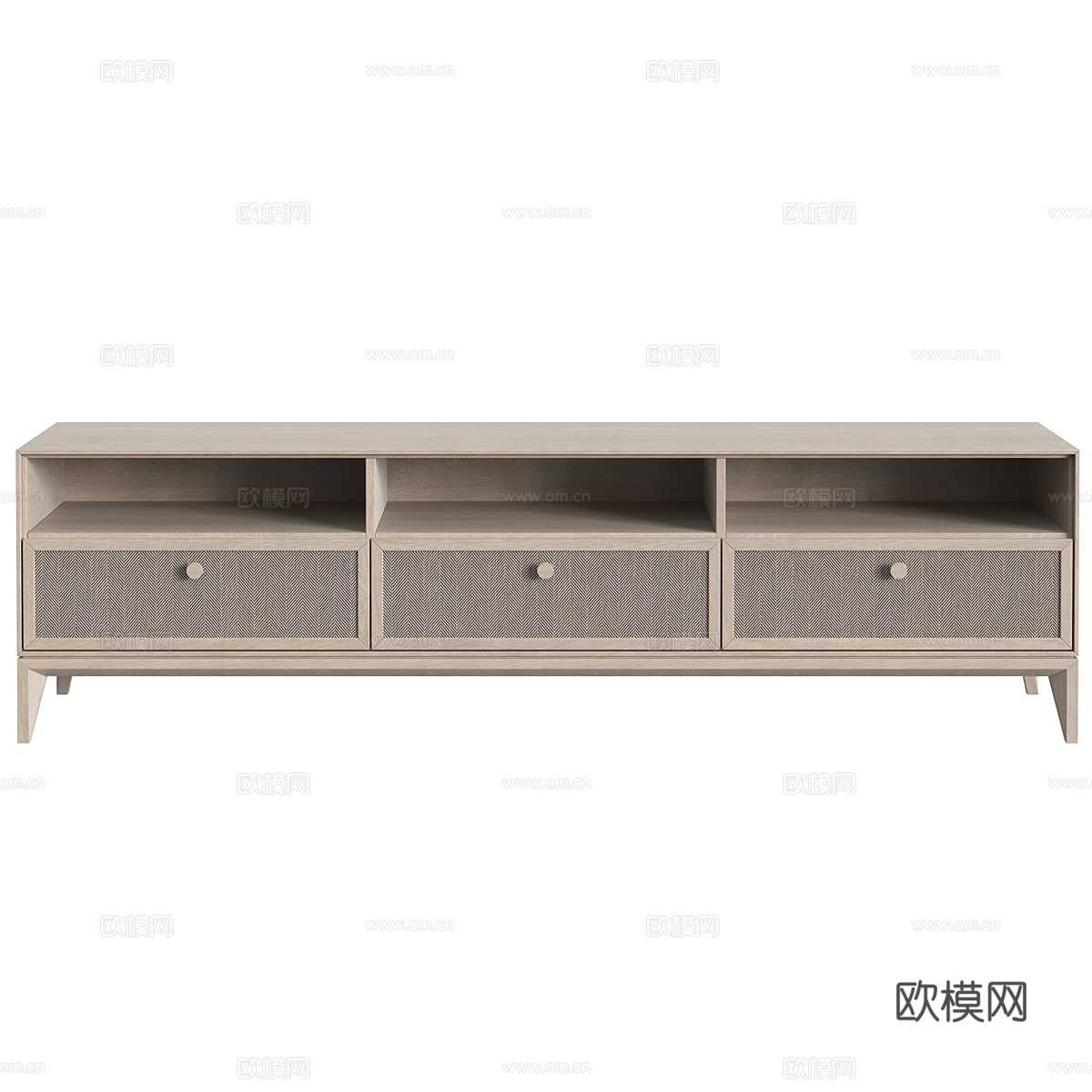 新中式电视柜3d模型
