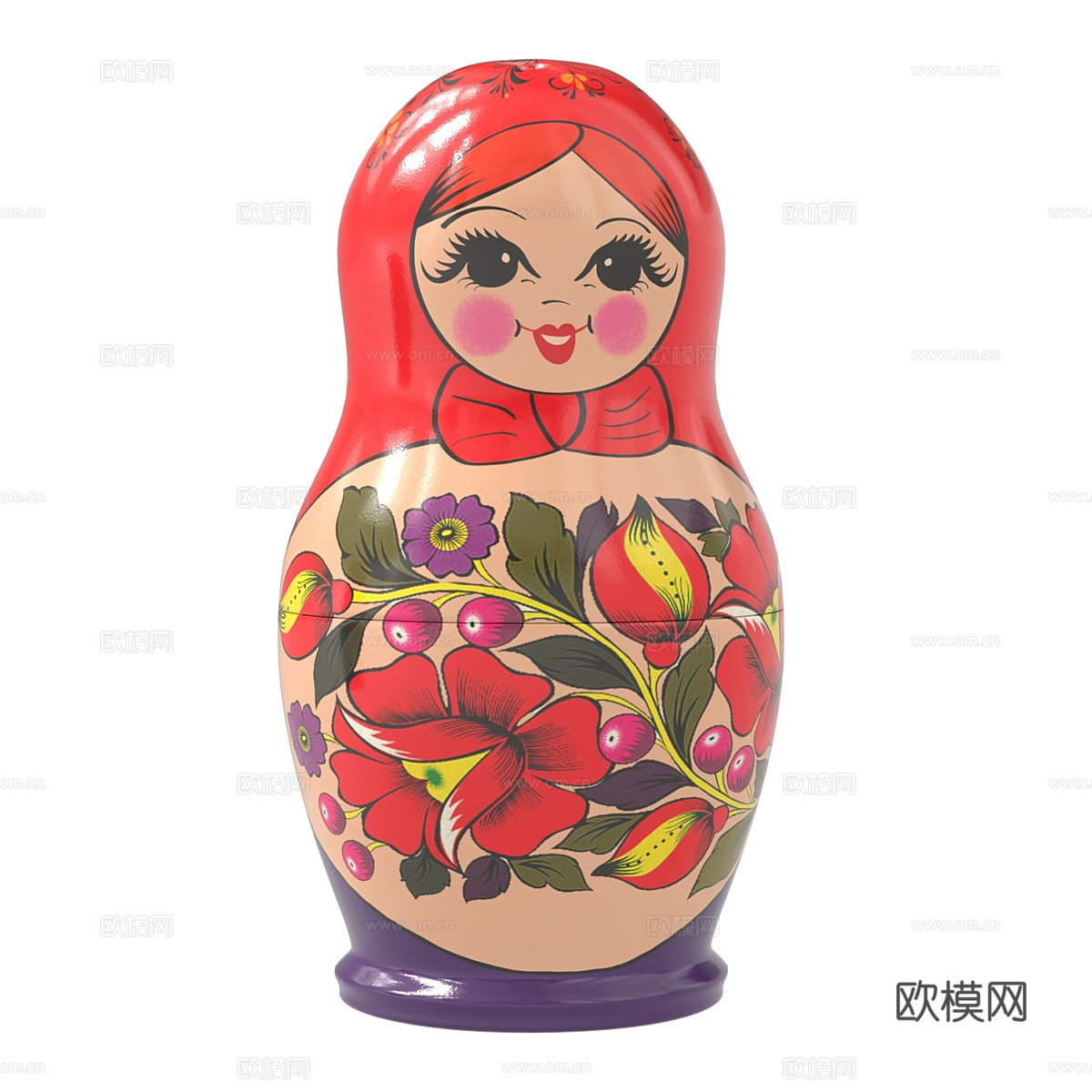俄罗斯套娃3d模型