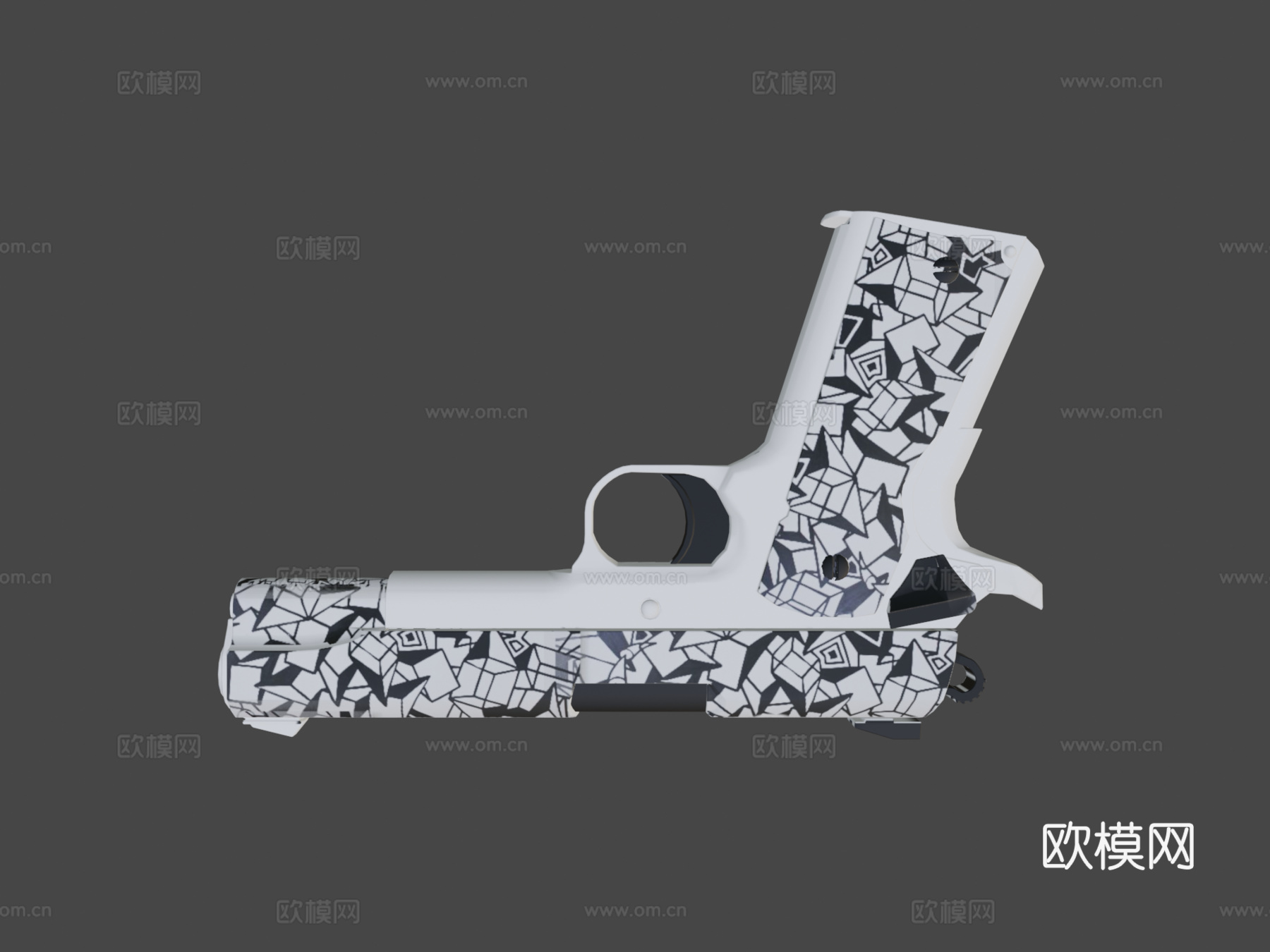 M1911散射3d模型
