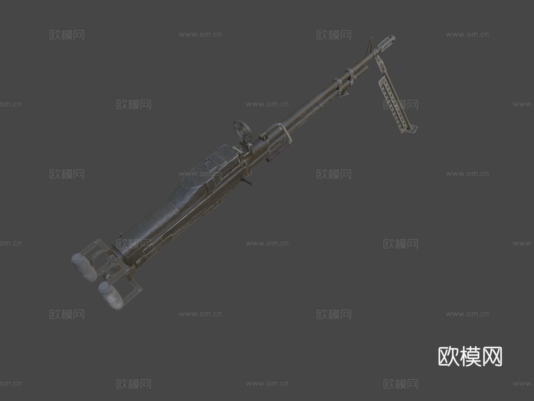 M60D通用机枪3d模型