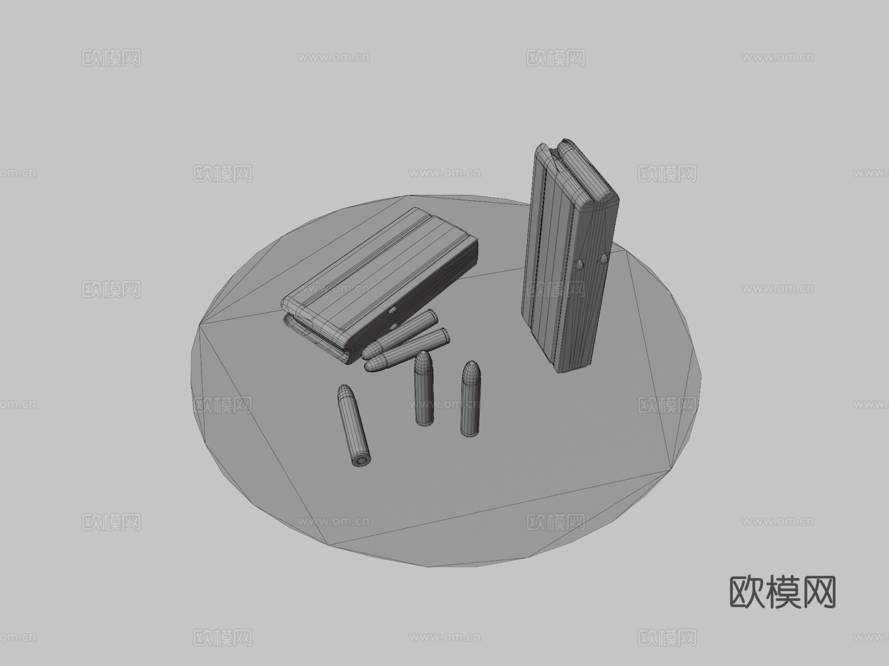 卡宾枪3d模型