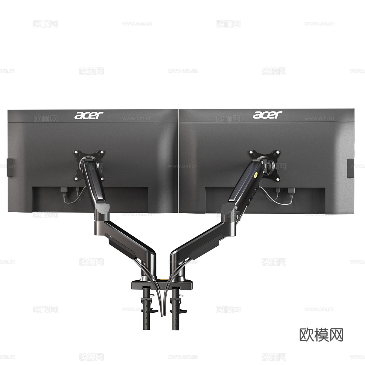 现代支架显示器3d模型