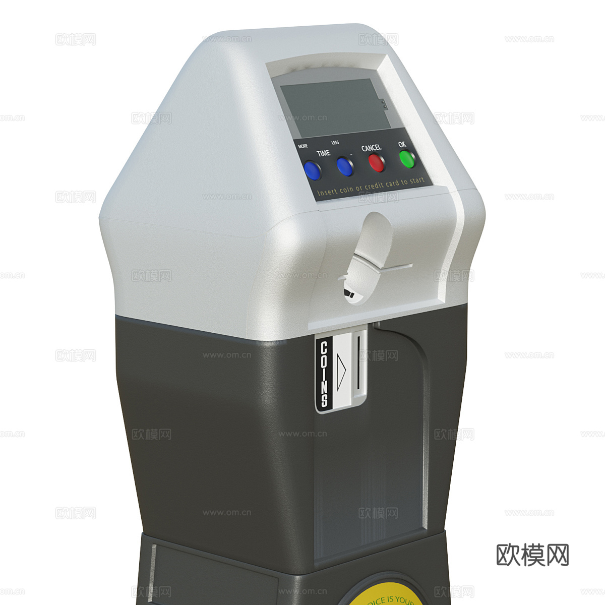 停车计时器3d模型