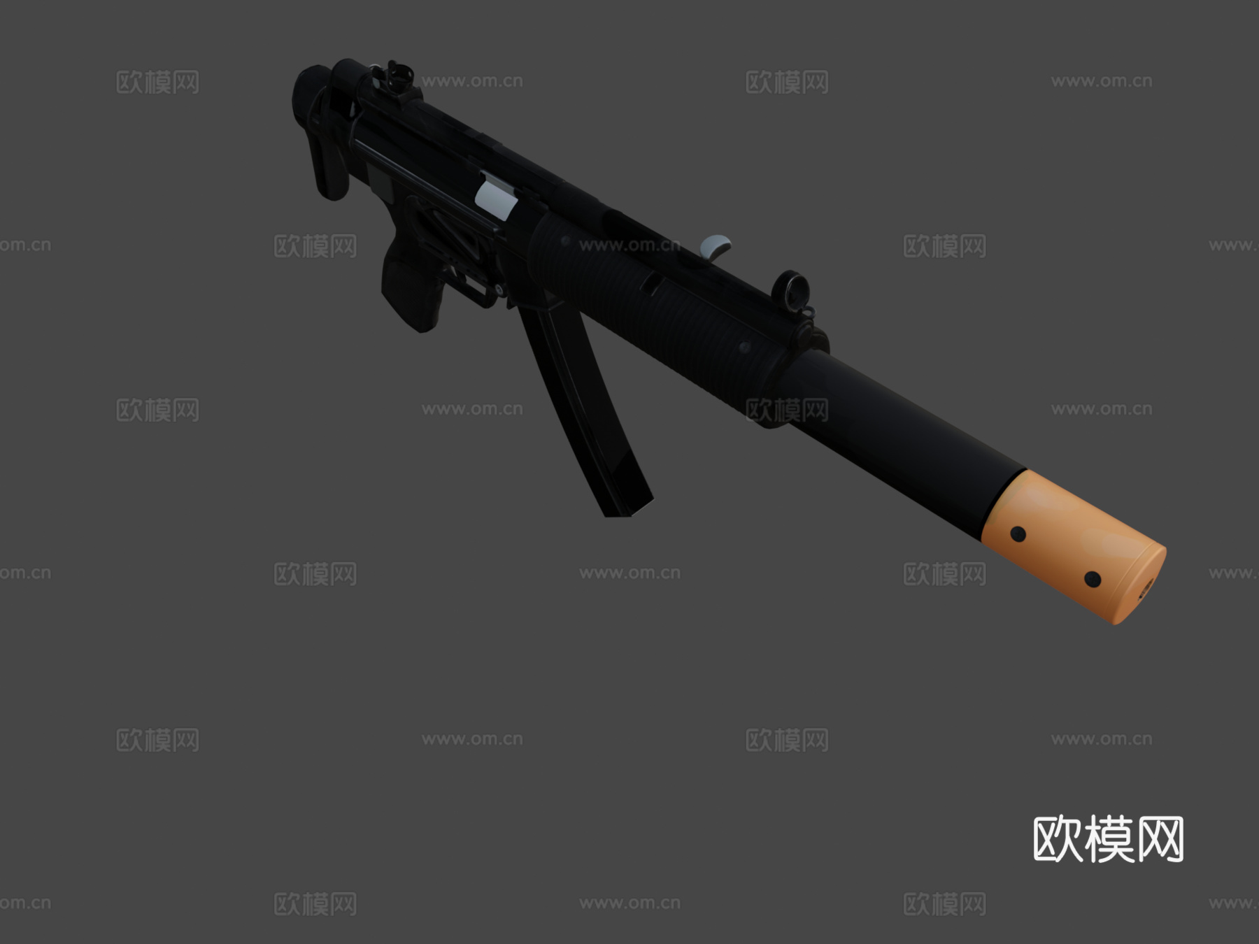 MP5SD滚珠轴承3d模型