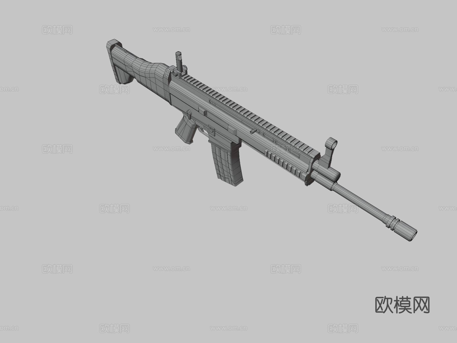 SCAR-L-吸血鬼杀手3d模型