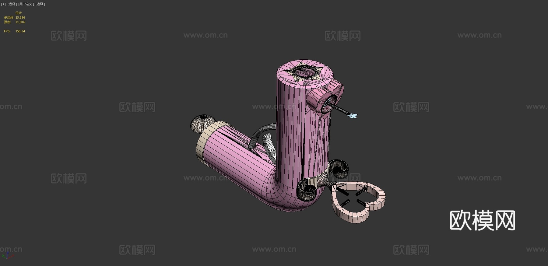 魔法火焰G(魔法手枪)3d模型