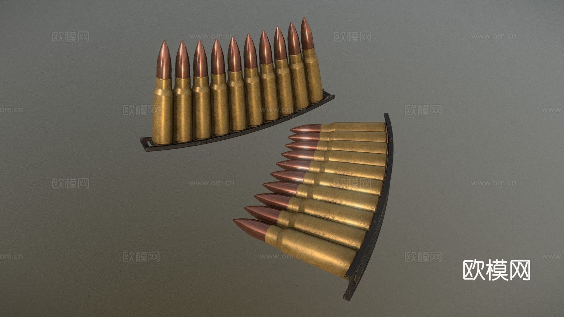 .62x39弹夹3d模型