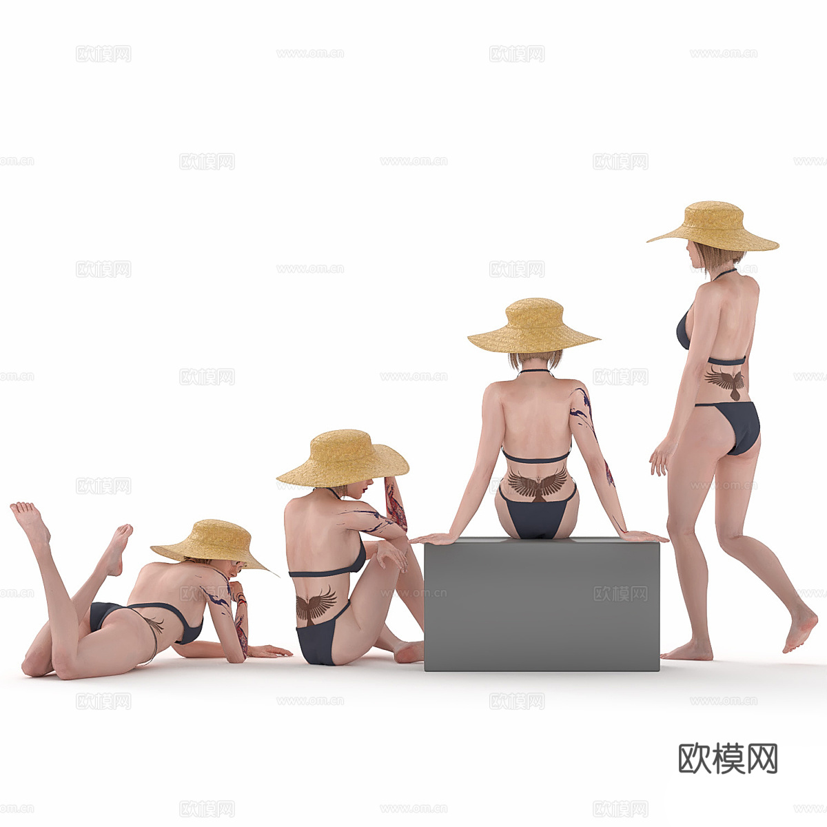 女人3d模型
