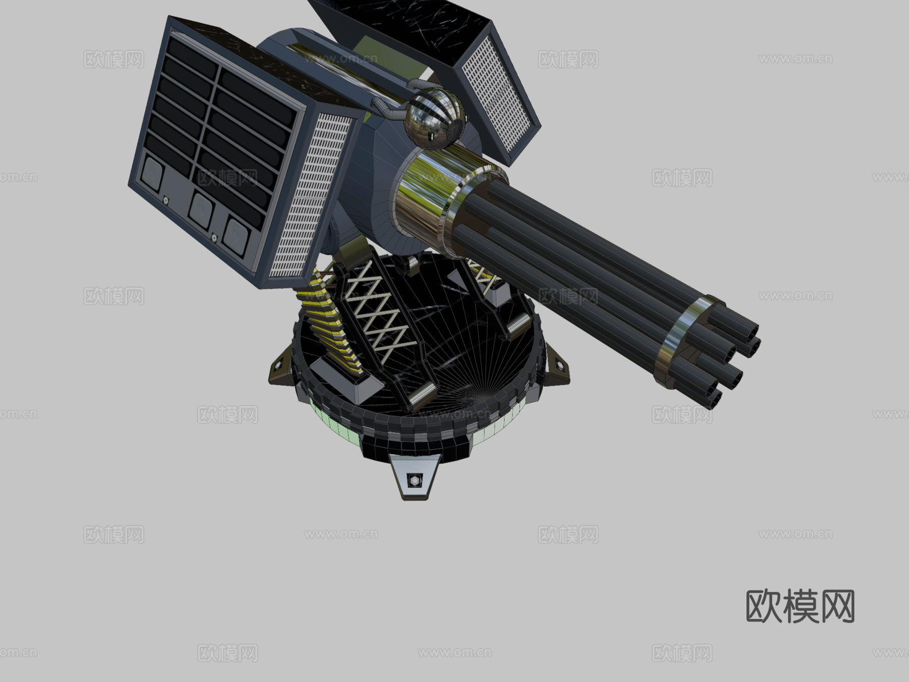 PDC炮塔3d模型