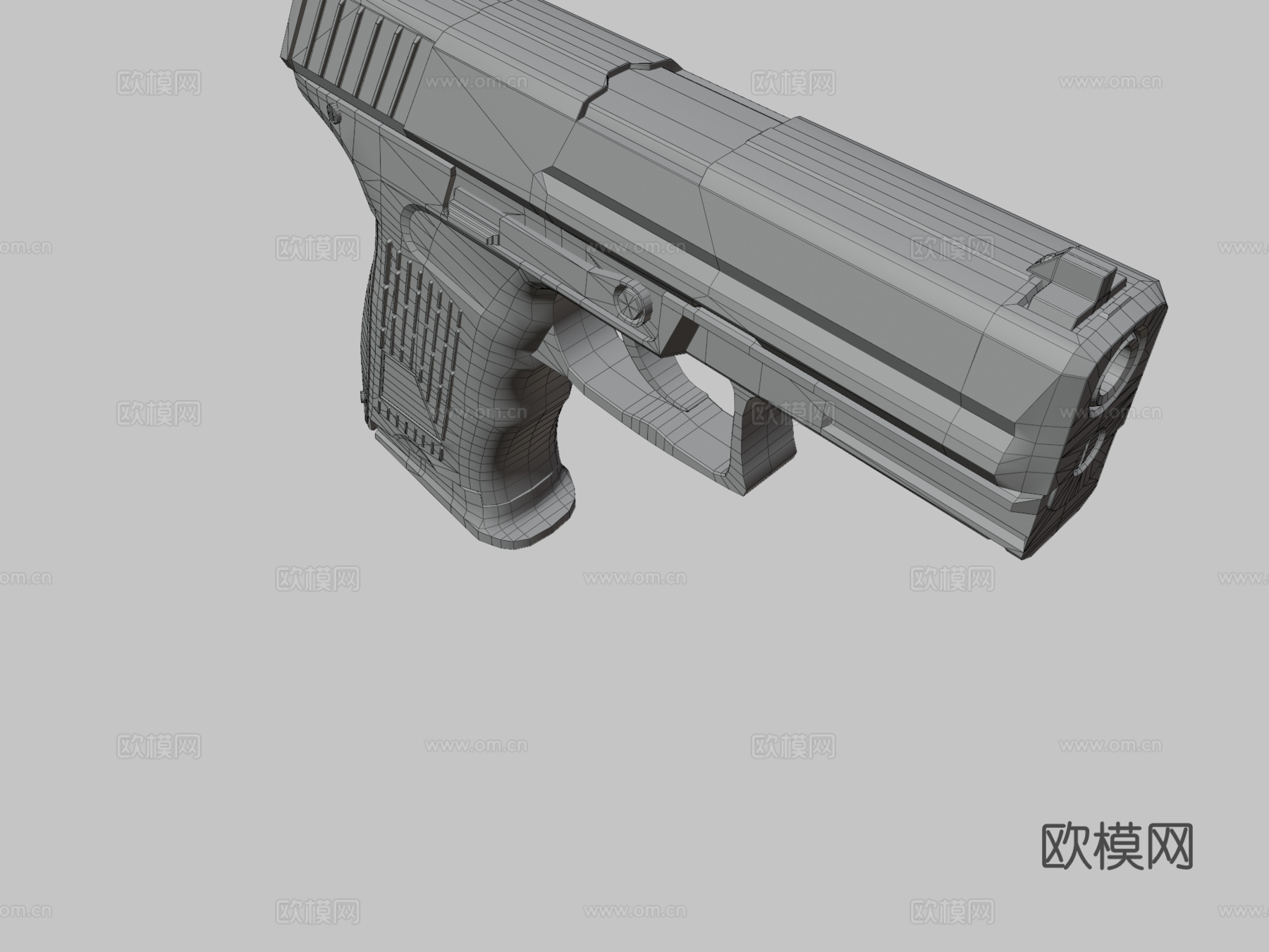 P2000-数码迷彩3d模型